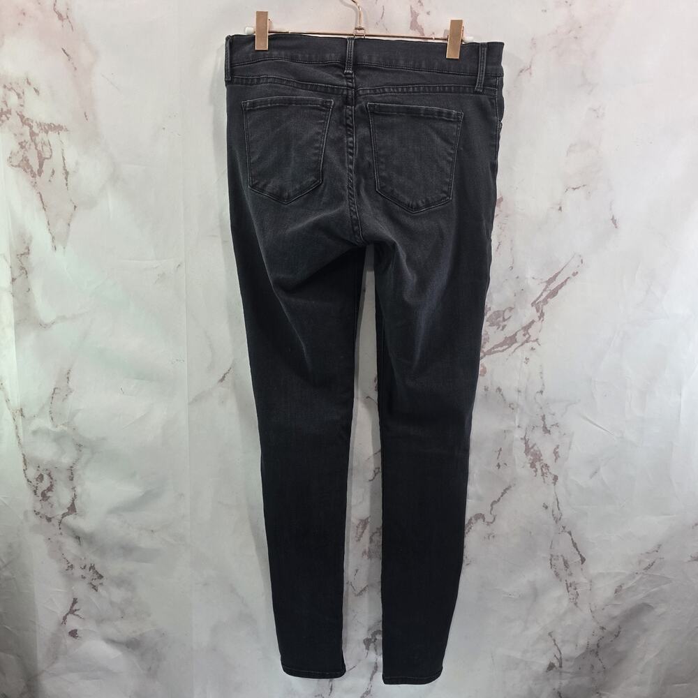 Mott & Bow Jeans Womens 28 X 28 Black Skinny Denim Mid Rise Stretch